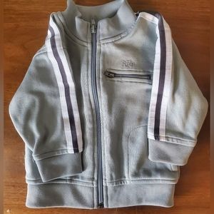 Baby gap track jacket, gray m 6-12 month